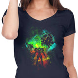 Bounty Hunter Art - Women's V-Neck