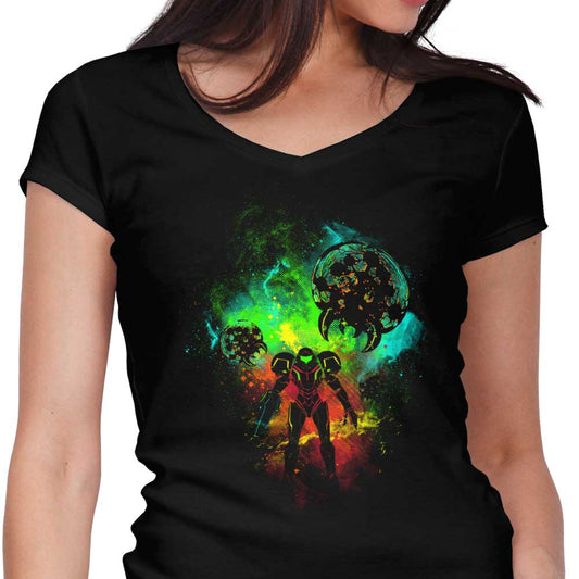 Bounty Hunter Art - Women's V-Neck