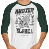Bounty Hunter Garage - 3/4 Sleeve Raglan T-Shirt