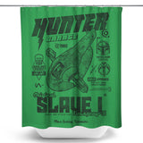 Bounty Hunter Garage - Shower Curtain