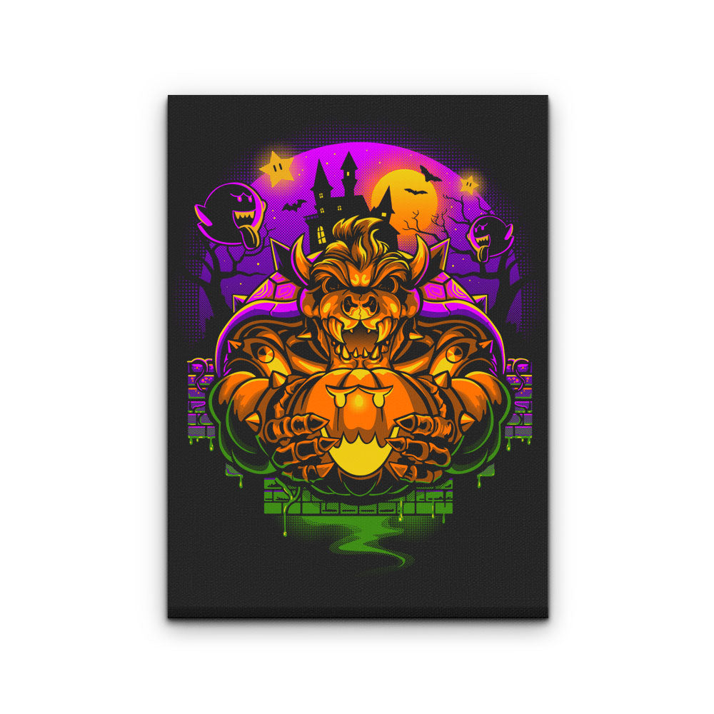 Bowserween - Canvas Print