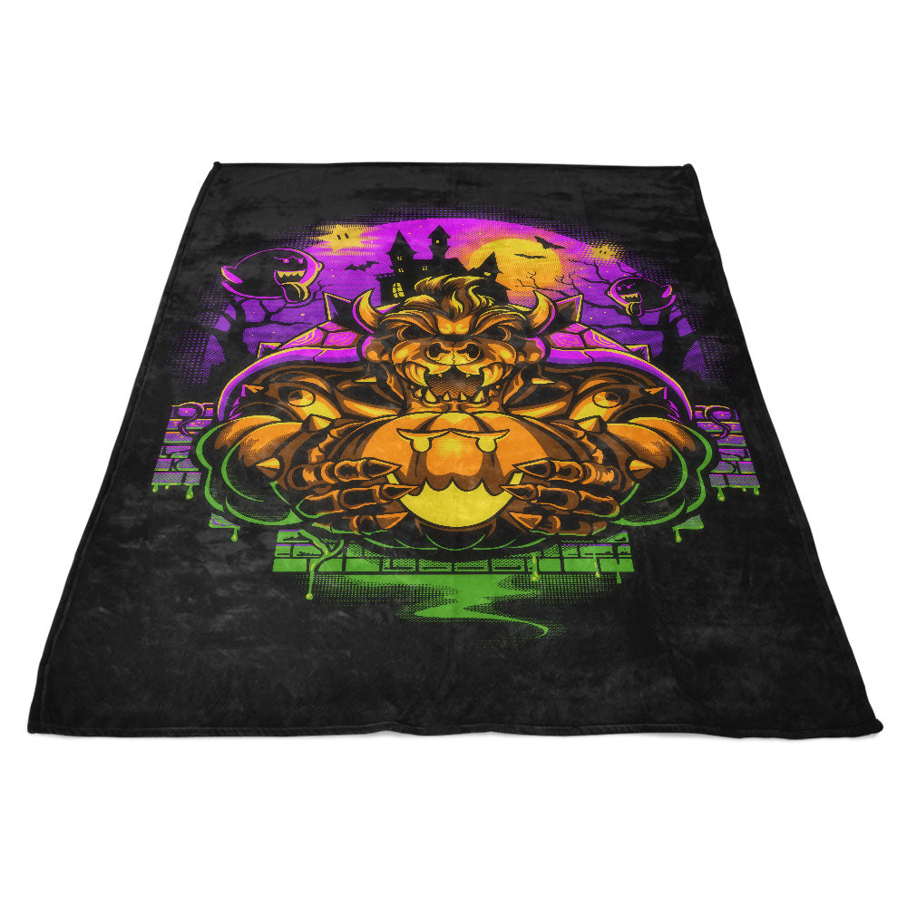 Bowserween - Fleece Blanket
