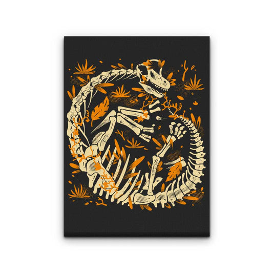 Brachio Fossils - Canvas Print