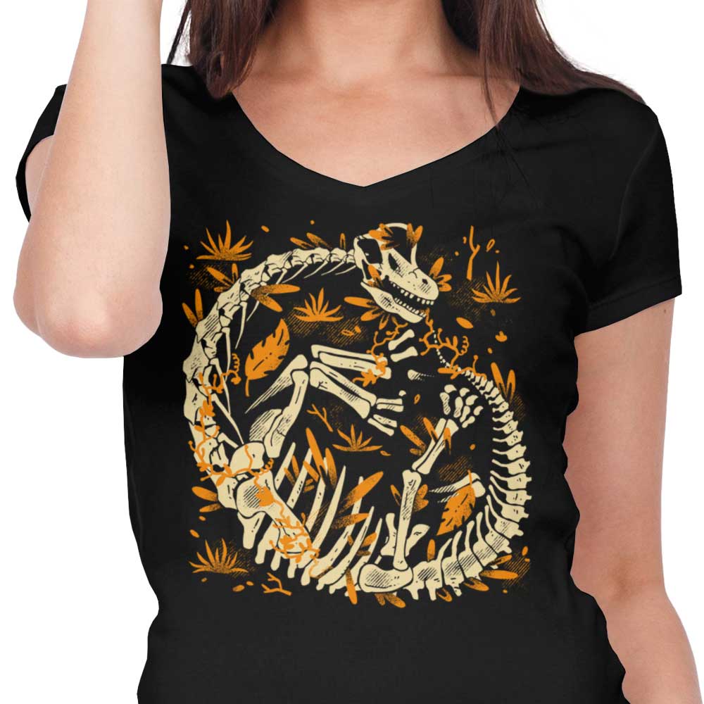 Brachio Fossils - Women's V-Neck