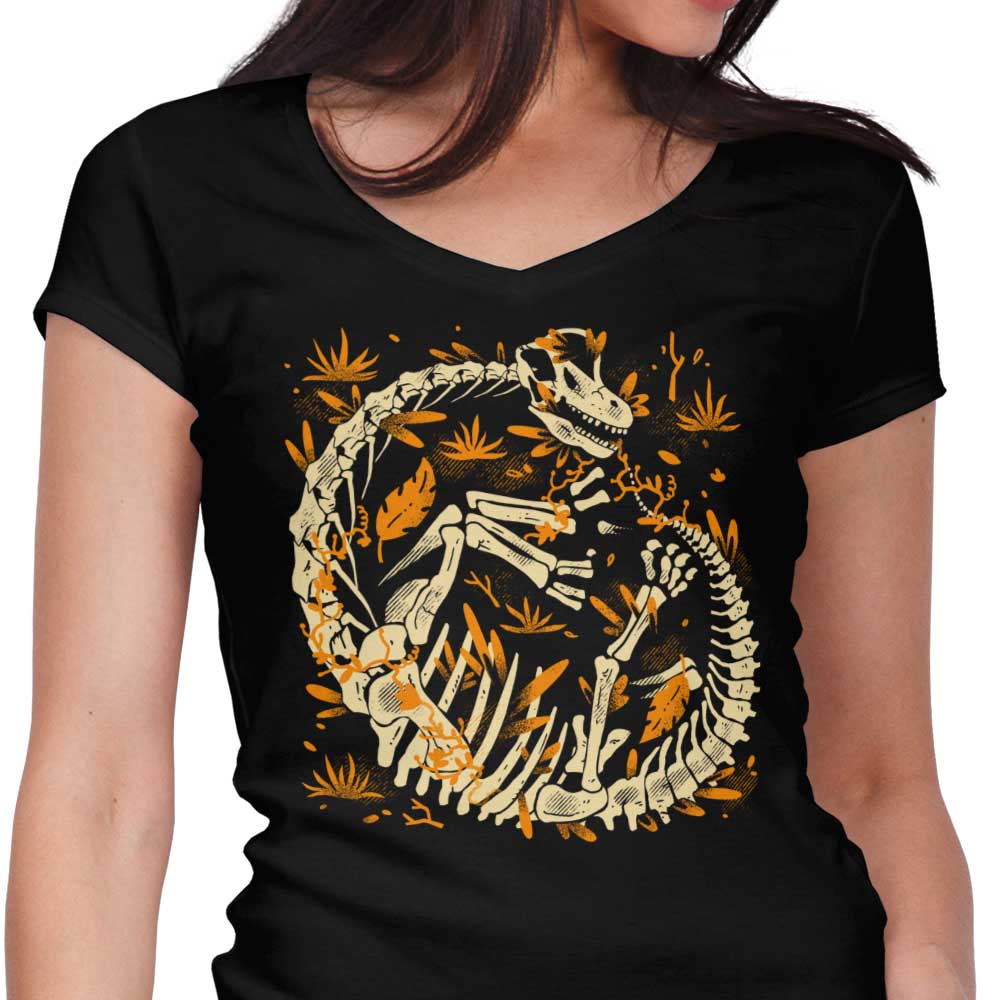 Brachio Fossils - Women's V-Neck