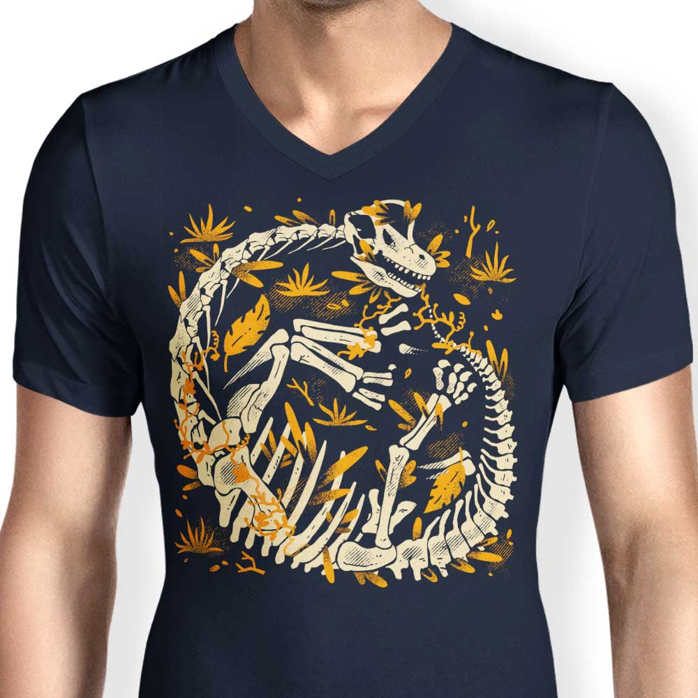 Brachio Fossils - Men's V-Neck