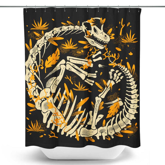 Brachio Fossils - Shower Curtain