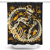 Brachio Fossils - Shower Curtain