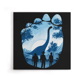 Brachiosaurus Footprint - Canvas Print