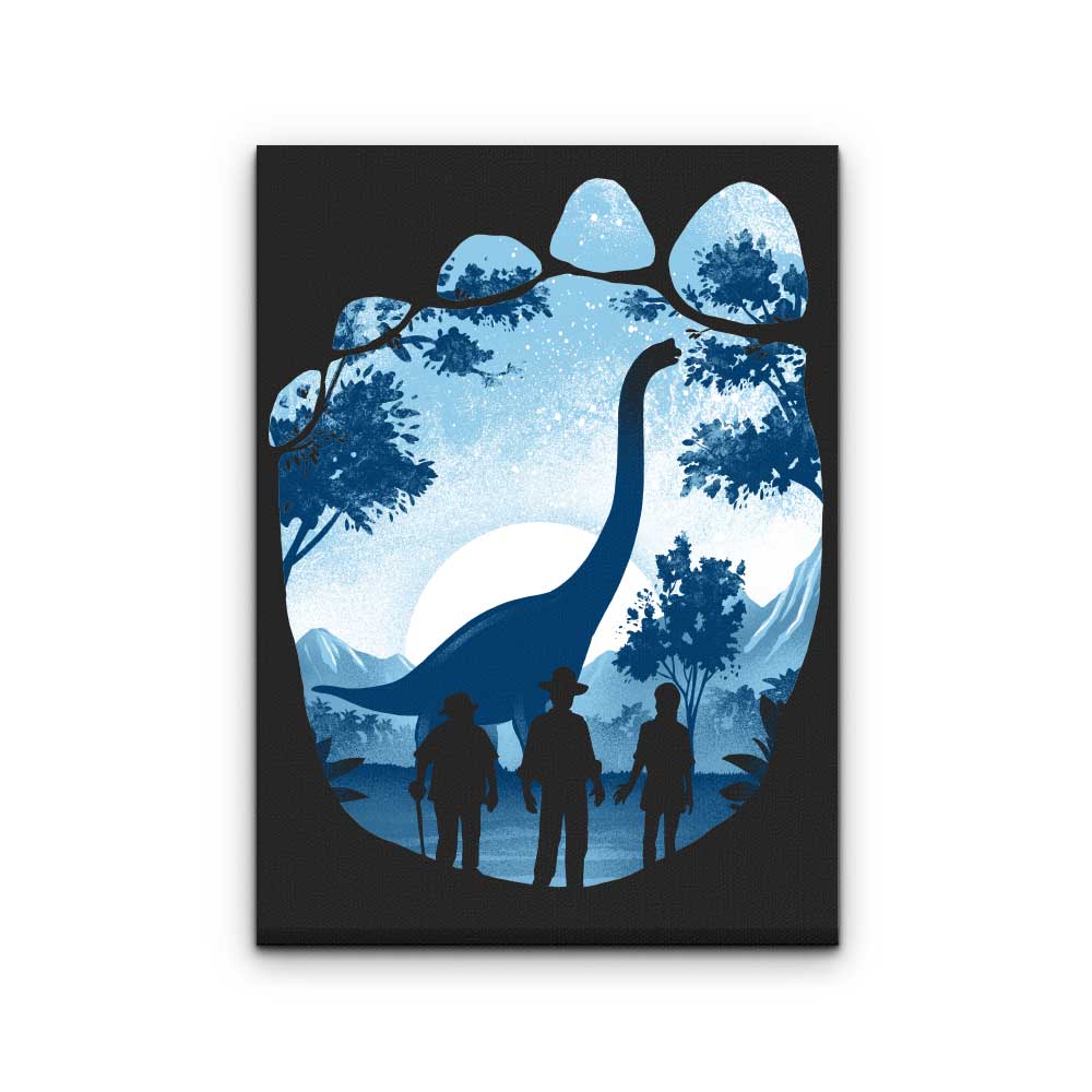 Brachiosaurus Footprint - Canvas Print