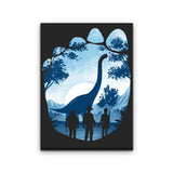 Brachiosaurus Footprint - Canvas Print