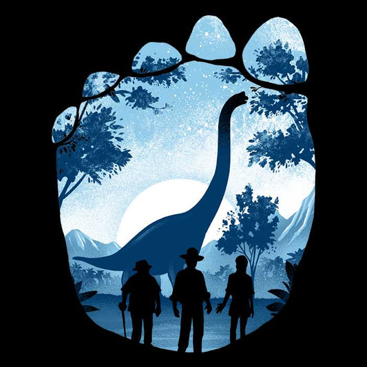 Brachiosaurus Footprint - Men's V-Neck