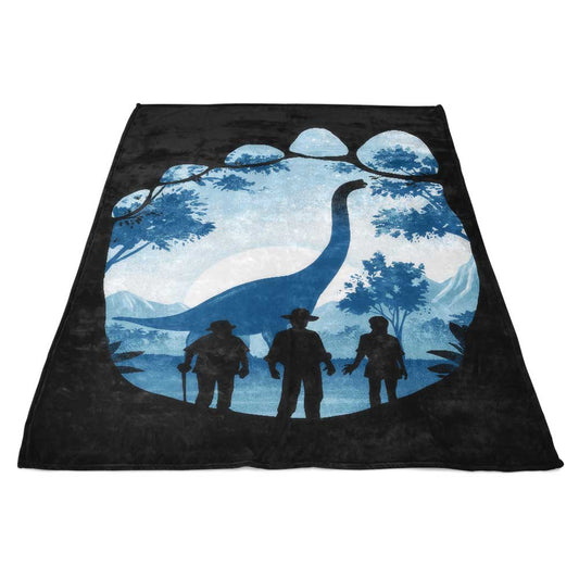 Brachiosaurus Footprint - Fleece Blanket