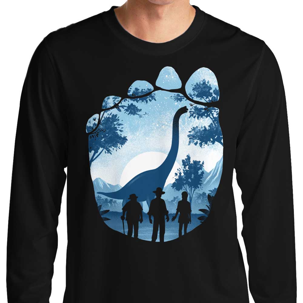 Brachiosaurus Footprint - Long Sleeve T-Shirt