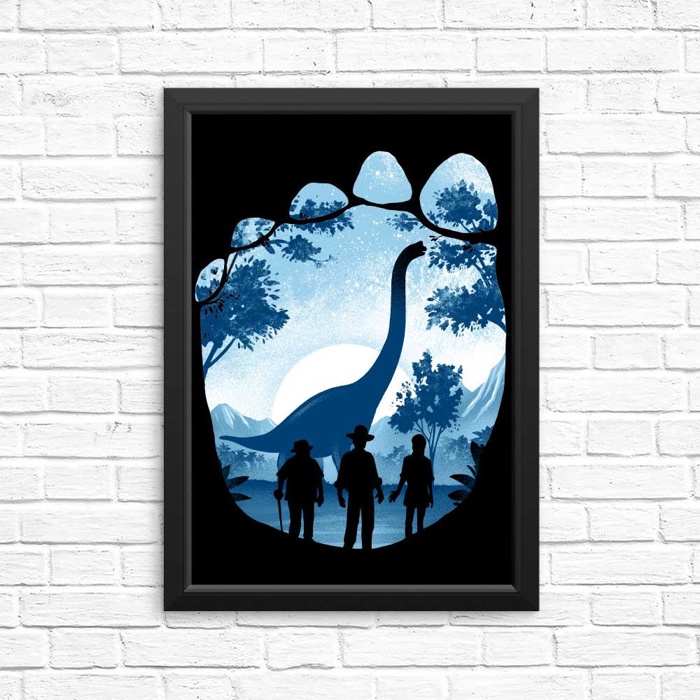 Brachiosaurus Footprint - Posters & Prints