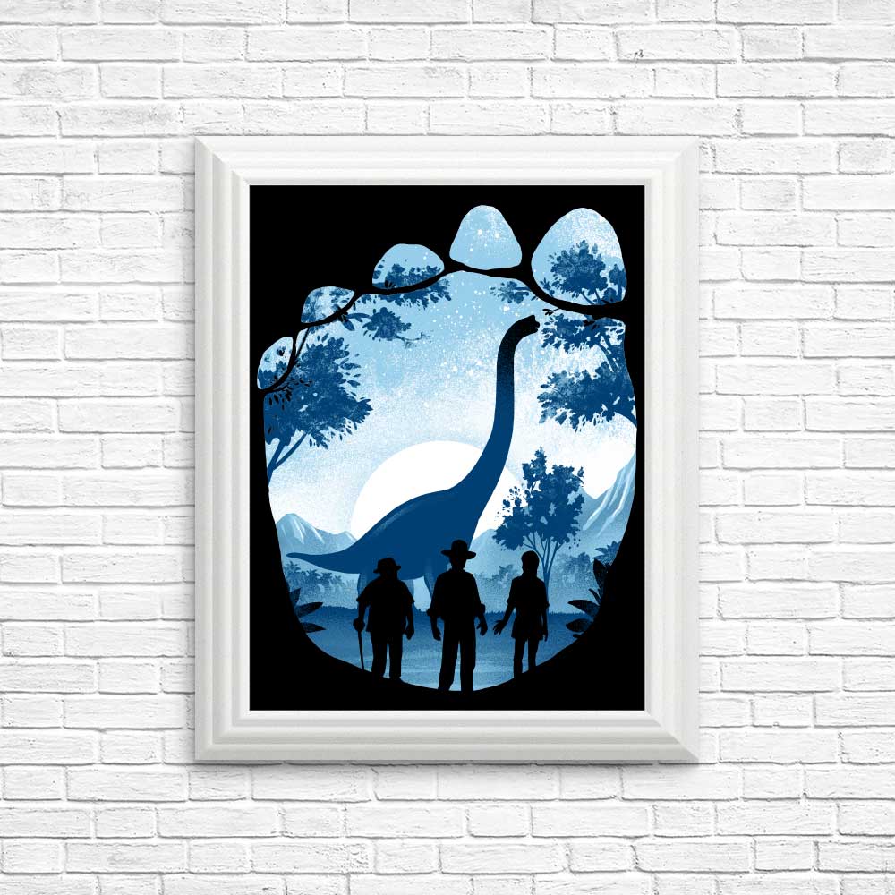 Brachiosaurus Footprint - Posters & Prints