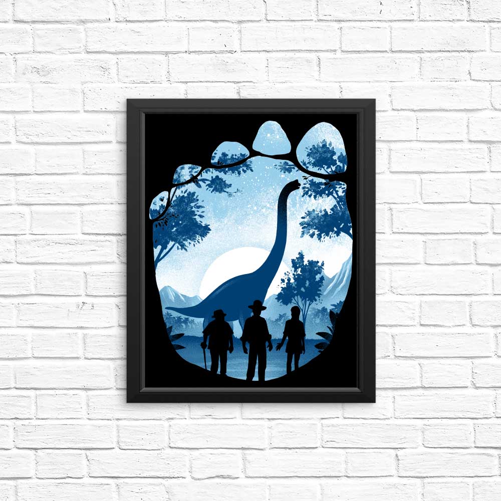 Brachiosaurus Footprint - Posters & Prints