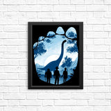 Brachiosaurus Footprint - Posters & Prints