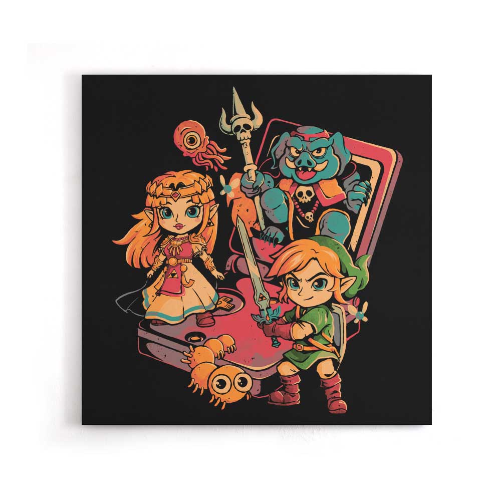 Brave Game Boy - Canvas Print