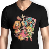 Brave Game Boy - Men's V-Neck