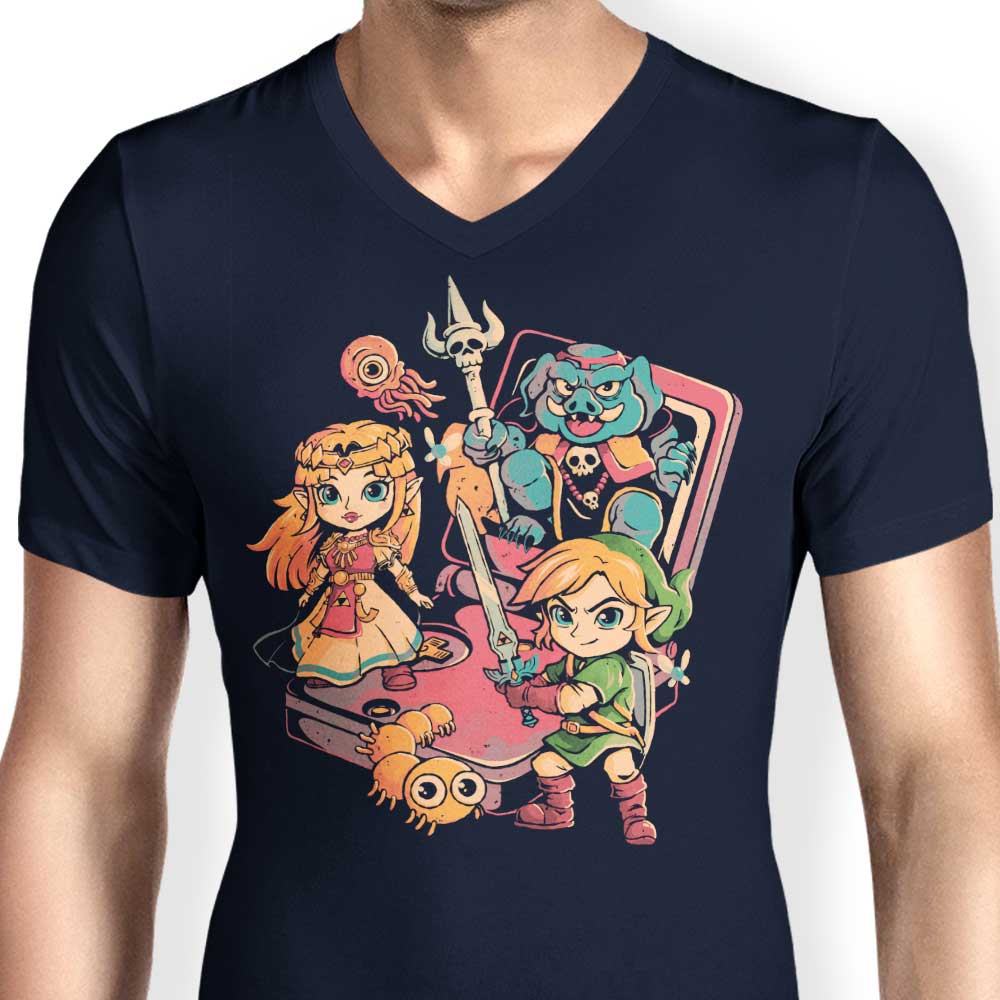 Brave Game Boy - Men's V-Neck