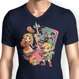 Brave Game Boy - Men's V-Neck