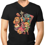Brave Game Boy - Men's V-Neck
