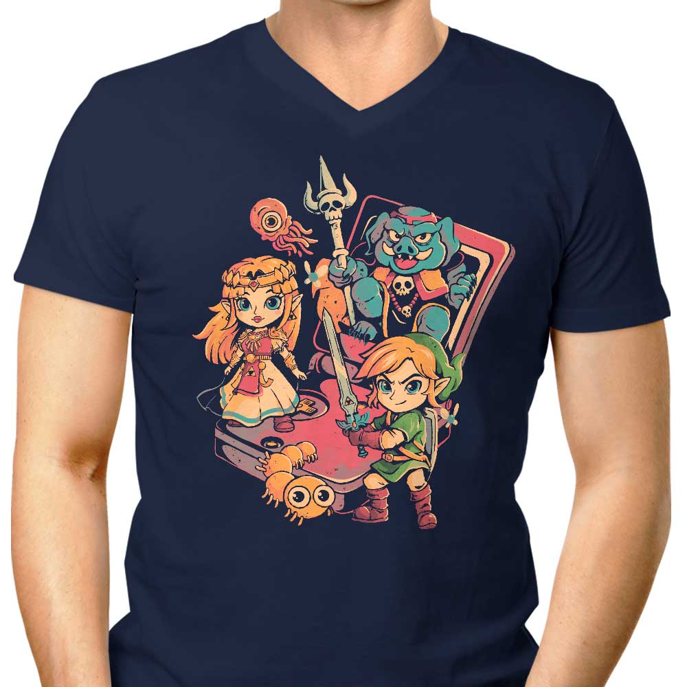 Brave Game Boy - Men's V-Neck