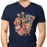 Brave Game Boy - Men's V-Neck