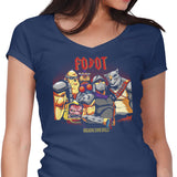 Breaking Some Shells - Women's V-Neck