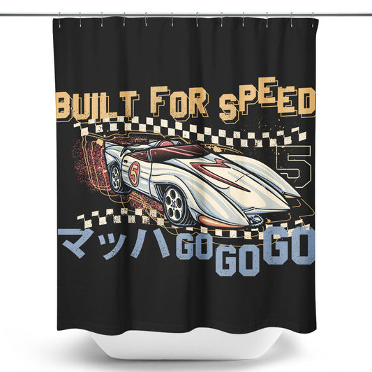 Built for Speed - Shower Curtain