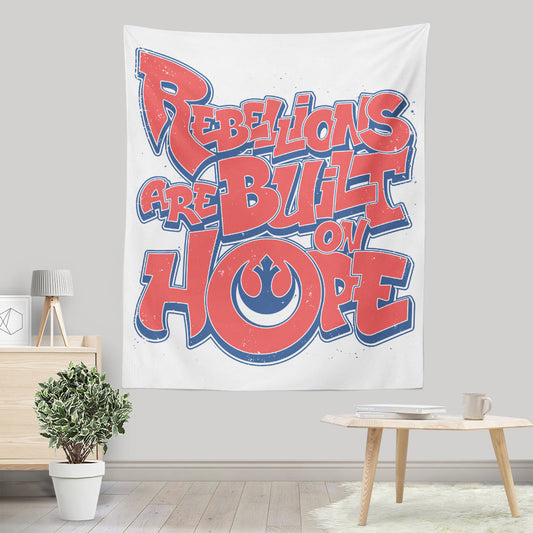 Built on Hope - Wall Tapestry