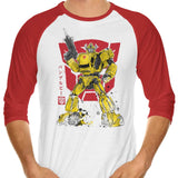 Bumble Sumi-e - 3/4 Sleeve Raglan T-Shirt