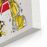 Bumble Sumi-e - Canvas Print