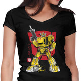 Bumble Sumi-e - Women's V-Neck