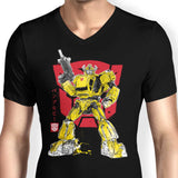 Bumble Sumi-e - Men's V-Neck