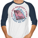 Burn Book Club - 3/4 Sleeve Raglan T-Shirt