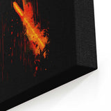 Burning Darkness - Canvas Print