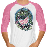 But First Coffee - 3/4 Sleeve Raglan T-Shirt