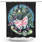 But First Coffee - Shower Curtain