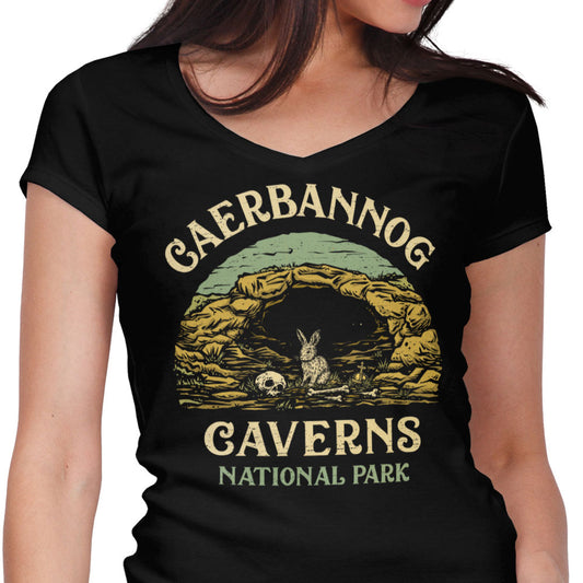 Caerbannog Caverns National Park - Women's V-Neck