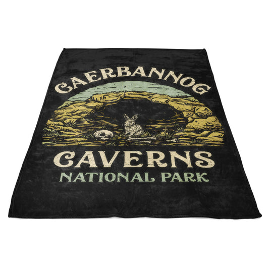 Caerbannog Caverns National Park - Fleece Blanket