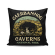 Caerbannog Caverns National Park - Throw Pillow