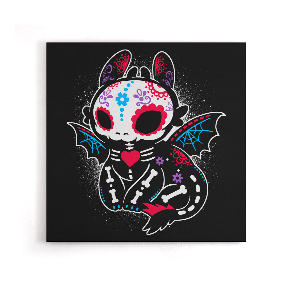 Calavera Fury - Canvas Print