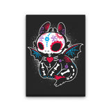 Calavera Fury - Canvas Print