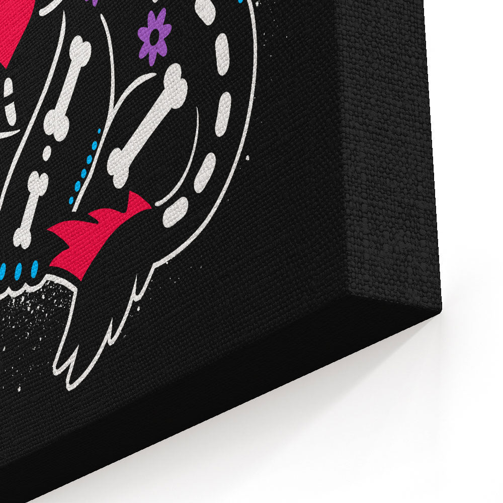 Calavera Fury - Canvas Print