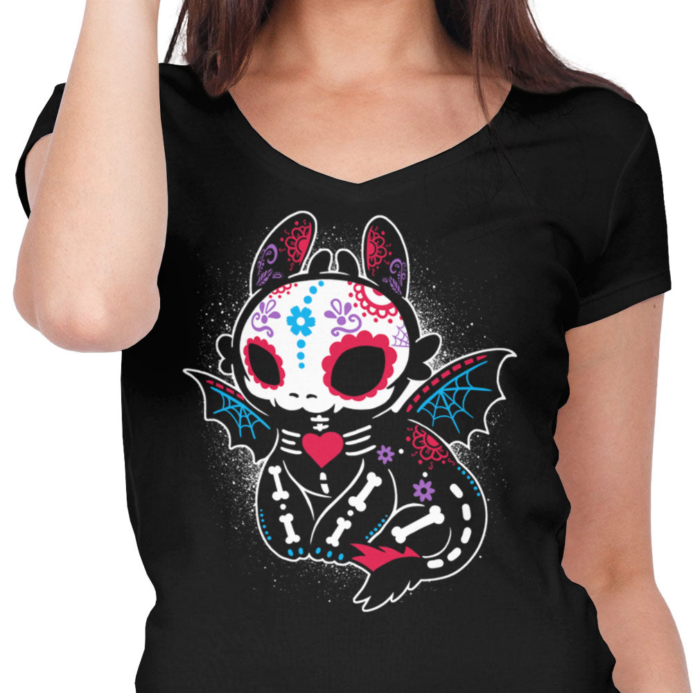 Calavera Fury - Women's V-Neck
