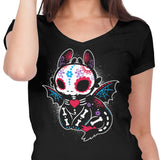 Calavera Fury - Women's V-Neck
