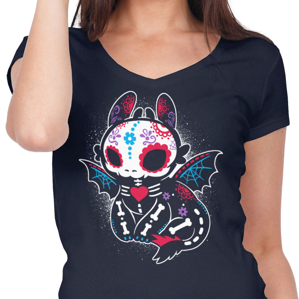 Calavera Fury - Women's V-Neck