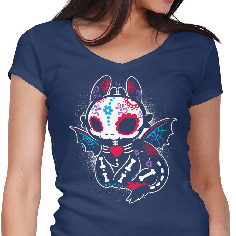 Calavera Fury - Women's V-Neck